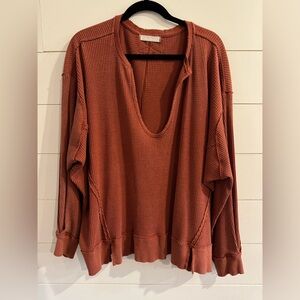 We The Free oversized dolman sleeve tee